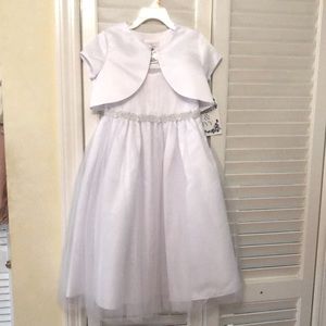 NWT Communion dress/ flower girl/ special occasion white dress
